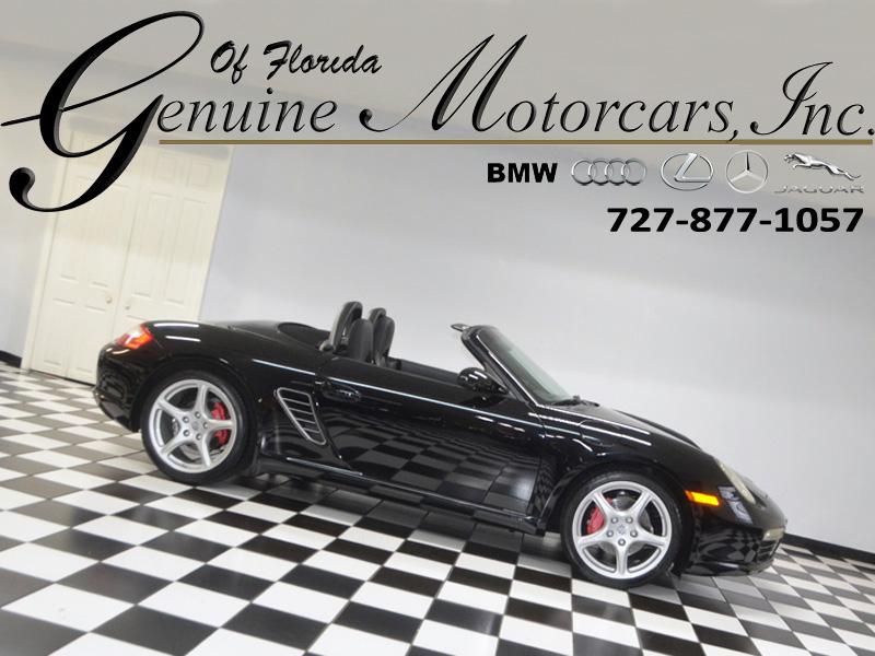Black 2008 Porsche Boxster S RWD Convertible Rear-Wheel Drive Automatic