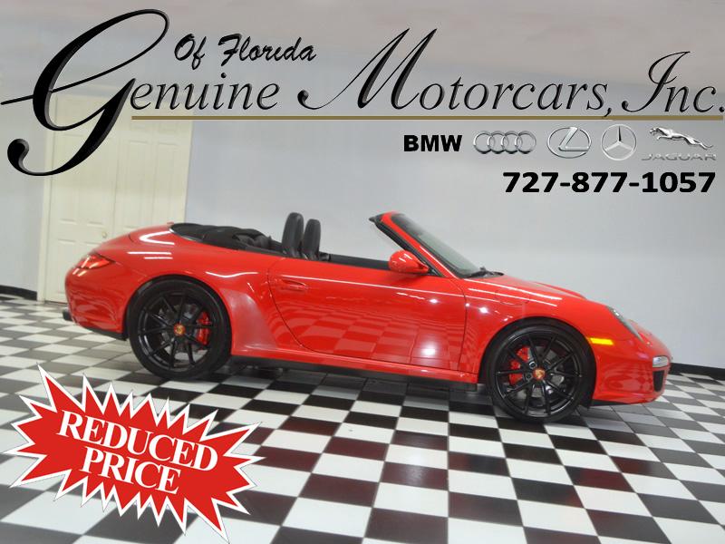 GUARDS RED 2009 Porsche 911 Convertible All-Wheel Drive 8-Speed Automatic